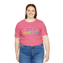 Load image into Gallery viewer, Heart Art Teacher Unisex Jersey Short Sleeve Tee
