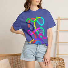 Load image into Gallery viewer, Abstract Rainbow Squiggle T-Shirt Comfort Colors— "Your Only Limit Is You"
