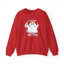 Load image into Gallery viewer, Spooky Art Teacher Season Unisex Heavy Blend™ Crewneck Sweatshirt
