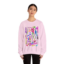 Load image into Gallery viewer, Art Supplies Unisex Heavy Blend™ Crewneck Sweatshirt
