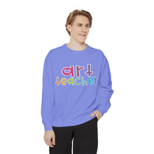 Load image into Gallery viewer, Art Teacher Heart Sweatshirt: Comfort Colors Tee
