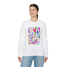 Load image into Gallery viewer, Art Supplies Unisex Heavy Blend™ Crewneck Sweatshirt
