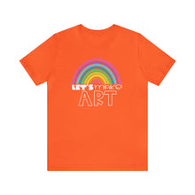 Load image into Gallery viewer, LETS MAKE ART Rainbow Unisex Jersey Short Sleeve Tee
