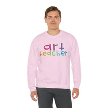 Load image into Gallery viewer, Heart Art Teacher Unisex Heavy Blend™ Crewneck Sweatshirt
