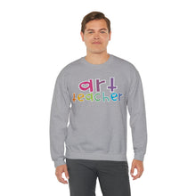 Load image into Gallery viewer, Heart Art Teacher Unisex Heavy Blend™ Crewneck Sweatshirt
