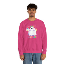 Load image into Gallery viewer, Spooky Art Teacher Season Unisex Heavy Blend™ Crewneck Sweatshirt
