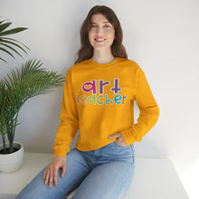 Load image into Gallery viewer, Heart Art Teacher Unisex Heavy Blend™ Crewneck Sweatshirt
