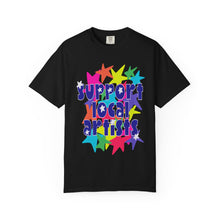 Load image into Gallery viewer, Support Local Artist Stars- Unisex Garment-Dyed T-shirt
