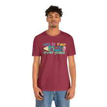 Load image into Gallery viewer, Art is for Everyone Unisex Jersey Short Sleeve Tee
