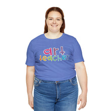 Load image into Gallery viewer, Heart Art Teacher Unisex Jersey Short Sleeve Tee
