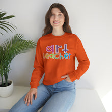 Load image into Gallery viewer, Heart Art Teacher Unisex Heavy Blend™ Crewneck Sweatshirt

