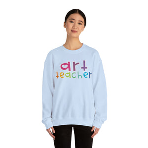 Heart Art Teacher Unisex Heavy Blend™ Crewneck Sweatshirt