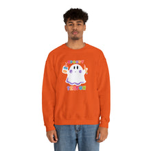 Load image into Gallery viewer, Spooky Art Teacher Season Unisex Heavy Blend™ Crewneck Sweatshirt
