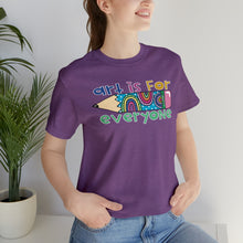 Load image into Gallery viewer, Art is for Everyone Unisex Jersey Short Sleeve Tee
