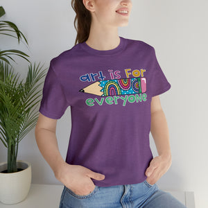 Art is for Everyone Unisex Jersey Short Sleeve Tee