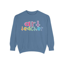 Load image into Gallery viewer, Art Teacher Heart Sweatshirt: Comfort Colors Tee
