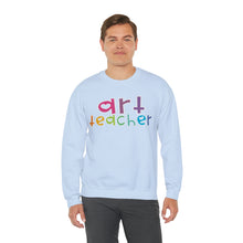 Load image into Gallery viewer, Heart Art Teacher Unisex Heavy Blend™ Crewneck Sweatshirt
