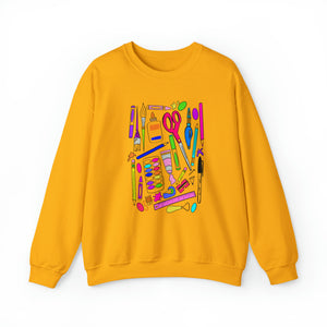 Art Supplies Unisex Heavy Blend™ Crewneck Sweatshirt