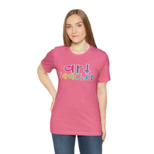 Load image into Gallery viewer, Heart Art Teacher Unisex Jersey Short Sleeve Tee
