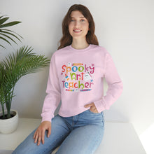 Load image into Gallery viewer, Spooky Art Teacher Unisex Heavy Blend™ Crewneck Sweatshirt
