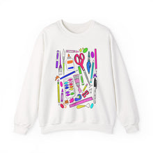 Load image into Gallery viewer, Art Supplies Unisex Heavy Blend™ Crewneck Sweatshirt
