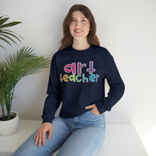 Load image into Gallery viewer, Heart Art Teacher Unisex Heavy Blend™ Crewneck Sweatshirt
