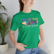Load image into Gallery viewer, Art is for Everyone Unisex Jersey Short Sleeve Tee
