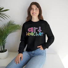 Load image into Gallery viewer, Heart Art Teacher Unisex Heavy Blend™ Crewneck Sweatshirt
