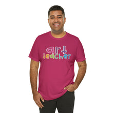 Load image into Gallery viewer, Heart Art Teacher Unisex Jersey Short Sleeve Tee
