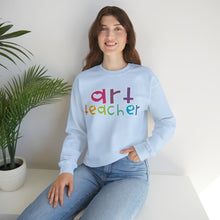 Load image into Gallery viewer, Heart Art Teacher Unisex Heavy Blend™ Crewneck Sweatshirt

