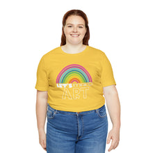 Load image into Gallery viewer, LETS MAKE ART Rainbow Unisex Jersey Short Sleeve Tee
