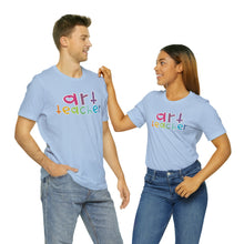 Load image into Gallery viewer, Heart Art Teacher Unisex Jersey Short Sleeve Tee
