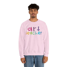 Load image into Gallery viewer, Heart Art Teacher Unisex Heavy Blend™ Crewneck Sweatshirt
