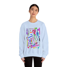 Load image into Gallery viewer, Art Supplies Unisex Heavy Blend™ Crewneck Sweatshirt
