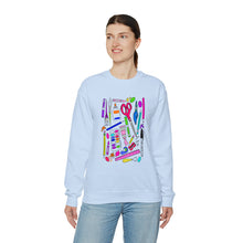 Load image into Gallery viewer, Art Supplies Unisex Heavy Blend™ Crewneck Sweatshirt
