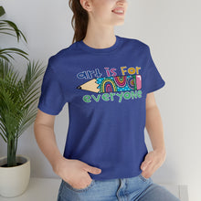 Load image into Gallery viewer, Art is for Everyone Unisex Jersey Short Sleeve Tee
