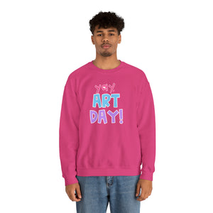 YAY, Art Day! Unisex Heavy Blend™ Crewneck Sweatshirt