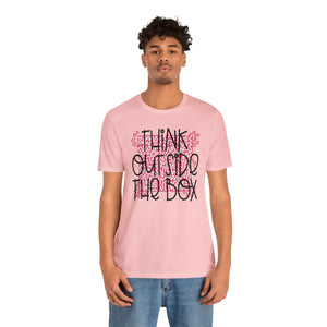 Think outside the box! Unisex Jersey Short Sleeve Tee