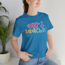 Load image into Gallery viewer, Heart Art Teacher Unisex Jersey Short Sleeve Tee
