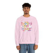 Load image into Gallery viewer, Spooky Art Teacher Unisex Heavy Blend™ Crewneck Sweatshirt
