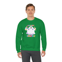 Load image into Gallery viewer, Spooky Art Teacher Season Unisex Heavy Blend™ Crewneck Sweatshirt
