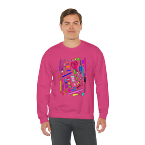 Art Supplies Unisex Heavy Blend™ Crewneck Sweatshirt