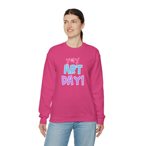 YAY, Art Day! Unisex Heavy Blend™ Crewneck Sweatshirt