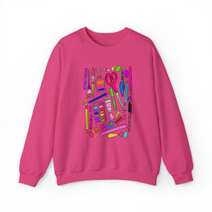 Art Supplies Unisex Heavy Blend™ Crewneck Sweatshirt