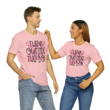 Load image into Gallery viewer, Think outside the box! Unisex Jersey Short Sleeve Tee

