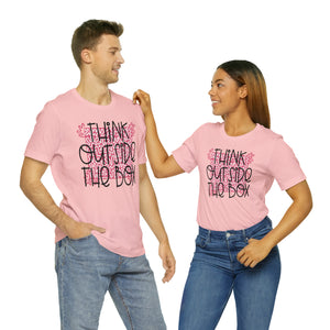 Think outside the box! Unisex Jersey Short Sleeve Tee