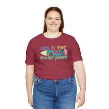 Load image into Gallery viewer, Art is for Everyone Unisex Jersey Short Sleeve Tee
