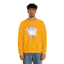 Load image into Gallery viewer, Spooky Art Teacher Season Unisex Heavy Blend™ Crewneck Sweatshirt

