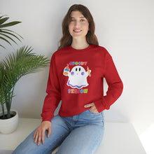 Load image into Gallery viewer, Spooky Art Teacher Season Unisex Heavy Blend™ Crewneck Sweatshirt
