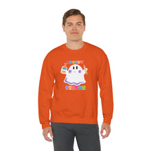 Load image into Gallery viewer, Spooky Art Teacher Season Unisex Heavy Blend™ Crewneck Sweatshirt

